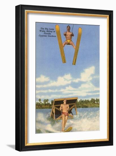 Water Skiers, Florida-null-Framed Art Print