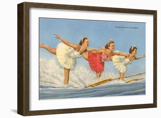 Water Skiers, Florida-null-Framed Art Print