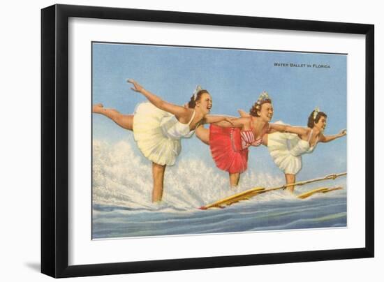 Water Skiers, Florida-null-Framed Art Print