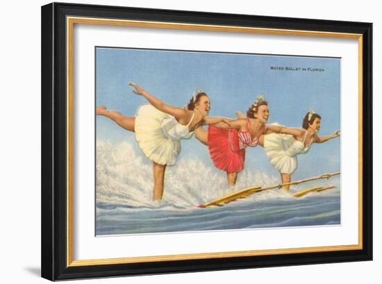 Water Skiers, Florida-null-Framed Art Print