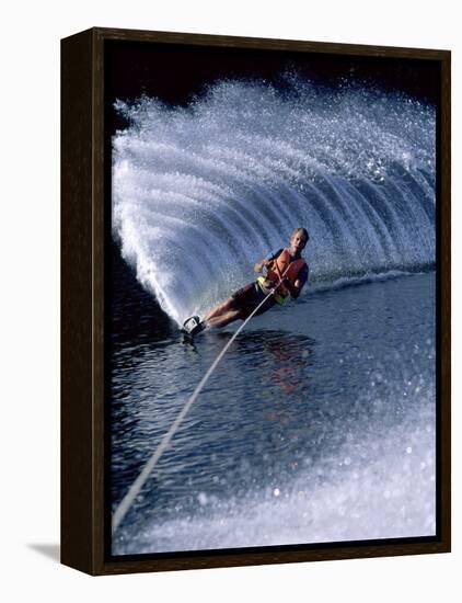 Water Skiing-null-Framed Premier Image Canvas