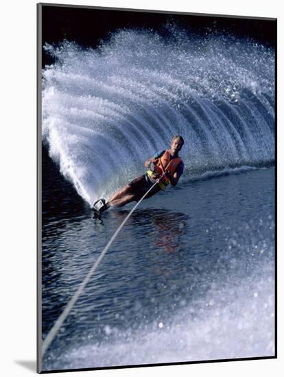 Water Skiing-null-Mounted Photographic Print