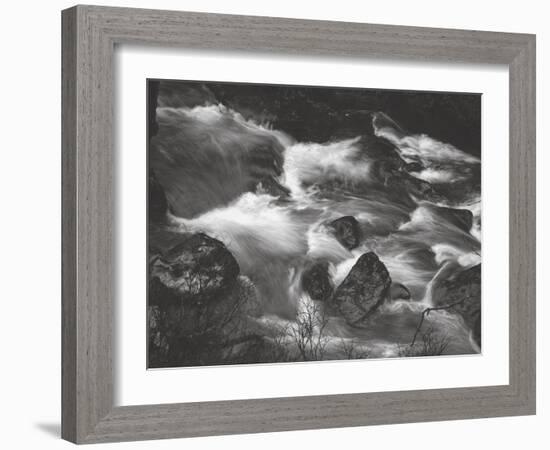 Water Splashing in River-Clive Nolan-Framed Photographic Print