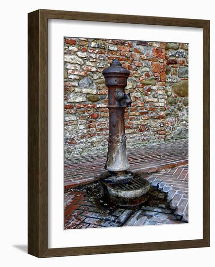 Water Station Panicale-Dorothy Berry-Lound-Framed Giclee Print