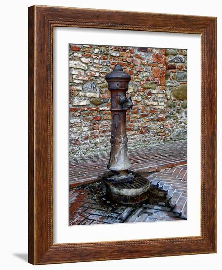 Water Station Panicale-Dorothy Berry-Lound-Framed Giclee Print