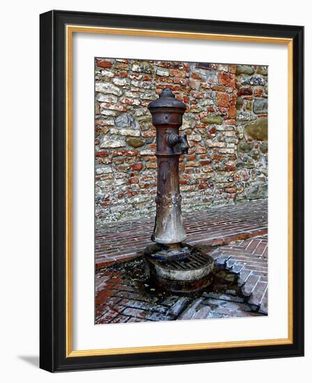 Water Station Panicale-Dorothy Berry-Lound-Framed Giclee Print