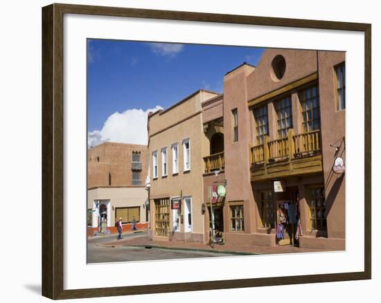 Water Street, Santa Fe, New Mexico, United States of America, North America-Richard Cummins-Framed Photographic Print