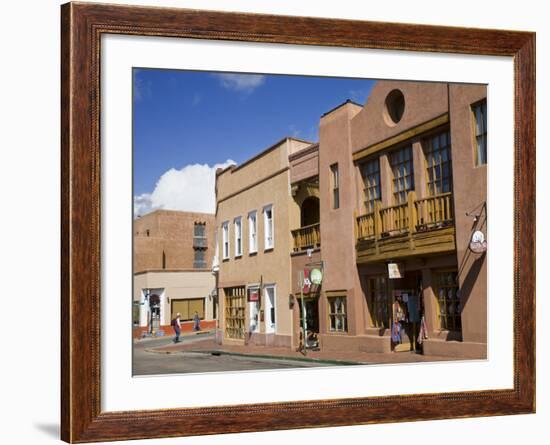 Water Street, Santa Fe, New Mexico, United States of America, North America-Richard Cummins-Framed Photographic Print