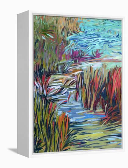 Water Symphony-Jane Schmidt-Framed Stretched Canvas