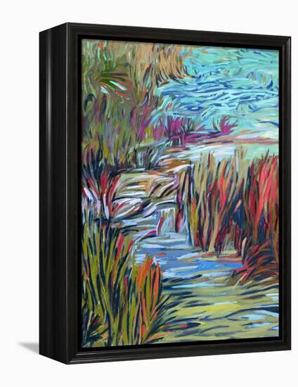 Water Symphony-Jane Schmidt-Framed Stretched Canvas