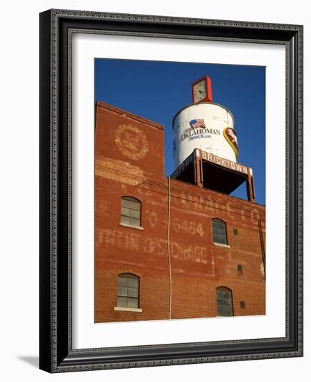 Water Tank, Bricktown District, Oklahoma City, Oklahoma, United States of America, North America-Richard Cummins-Framed Photographic Print