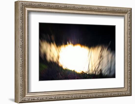 Water Tapestry I, 2017, (Manipulated Photography)-Helen White-Framed Photographic Print