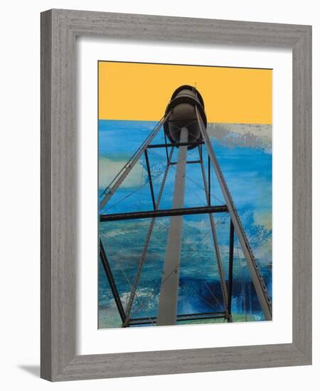 Water Tower Abstract-Sisa Jasper-Framed Art Print