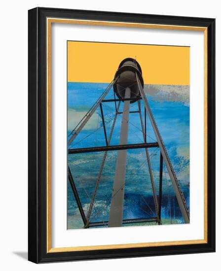 Water Tower Abstract-Sisa Jasper-Framed Art Print