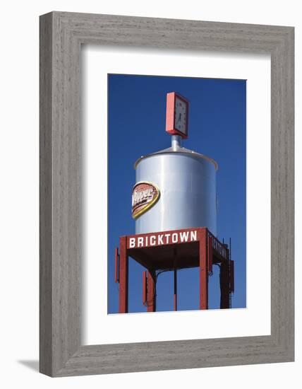 Water Tower, Bricktown, Oklahoma City, Oklahoma, USA-Walter Bibikow-Framed Photographic Print