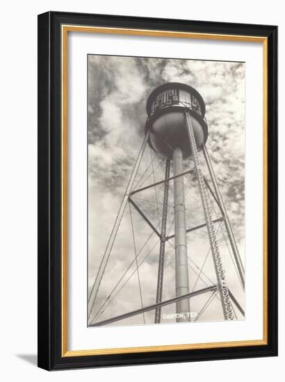 Water Tower, Canyon, Texas-null-Framed Art Print