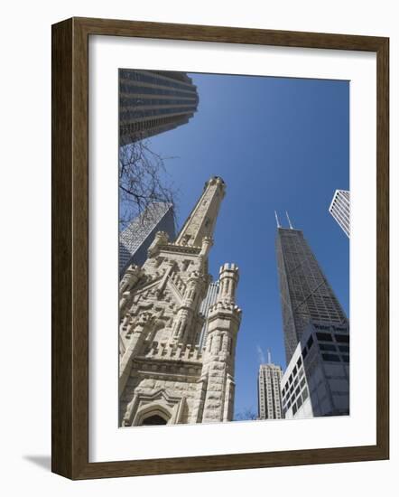 Water Tower, Chicago, Illinois, United States of America, North America-Robert Harding-Framed Photographic Print