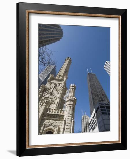 Water Tower, Chicago, Illinois, United States of America, North America-Robert Harding-Framed Photographic Print