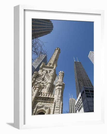 Water Tower, Chicago, Illinois, United States of America, North America-Robert Harding-Framed Photographic Print