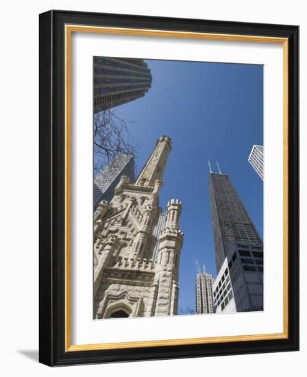 Water Tower, Chicago, Illinois, United States of America, North America-Robert Harding-Framed Photographic Print