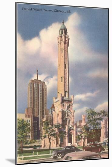 Water Tower, Chicago, Illinois-null-Mounted Art Print