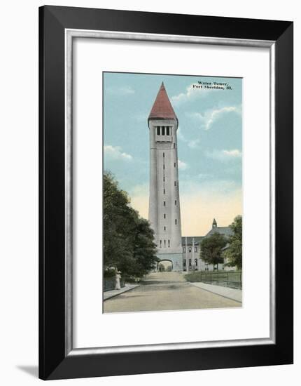 Water Tower, Ft. Sheridan, Illinois-null-Framed Art Print