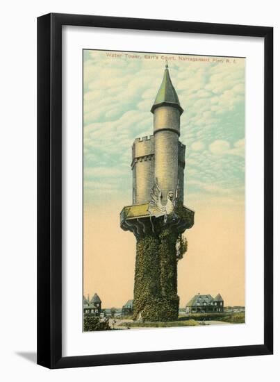 Water Tower, Narragansett Pier-null-Framed Art Print