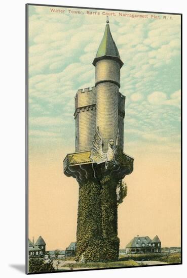 Water Tower, Narragansett Pier-null-Mounted Art Print