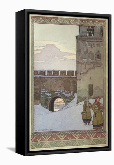 Water Tower of the Novgorod Kremlin, 1902-Ivan Yakovlevich Bilibin-Framed Premier Image Canvas