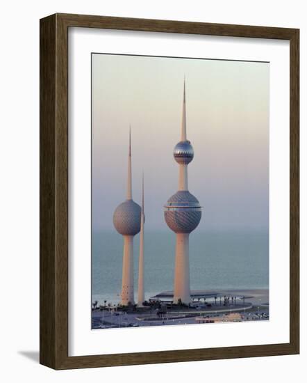 Water Towers, Kuwait City, Kuwait, Middle East-Peter Ryan-Framed Photographic Print