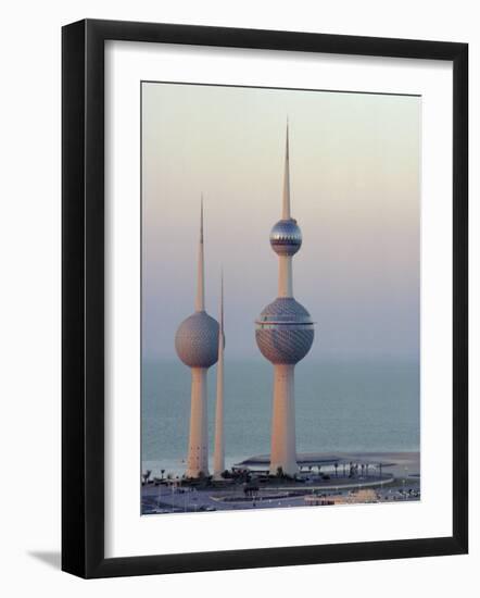 Water Towers, Kuwait City, Kuwait, Middle East-Peter Ryan-Framed Photographic Print