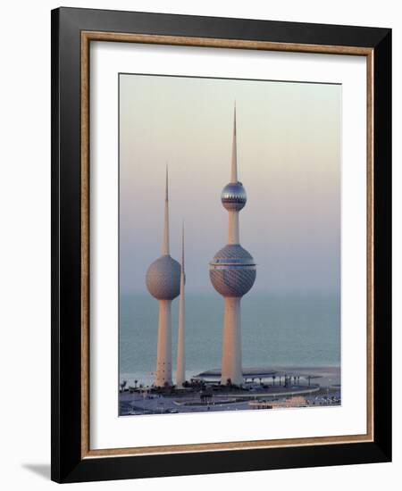 Water Towers, Kuwait City, Kuwait, Middle East-Peter Ryan-Framed Photographic Print