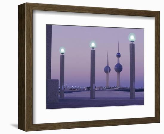 Water Towers, Kuwait City, Kuwait, Middle East-Peter Ryan-Framed Photographic Print