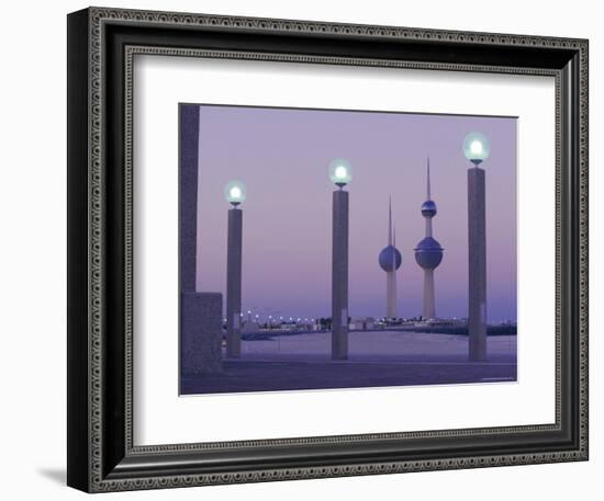 Water Towers, Kuwait City, Kuwait, Middle East-Peter Ryan-Framed Photographic Print