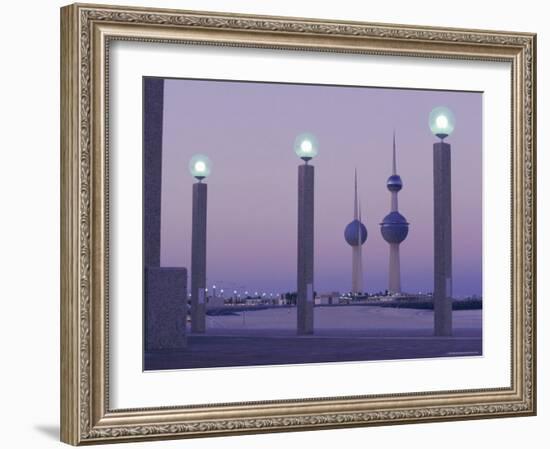 Water Towers, Kuwait City, Kuwait, Middle East-Peter Ryan-Framed Photographic Print