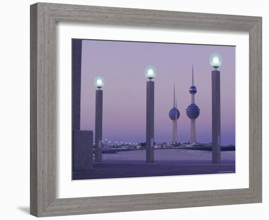 Water Towers, Kuwait City, Kuwait, Middle East-Peter Ryan-Framed Photographic Print