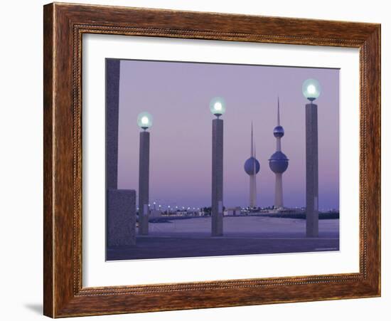 Water Towers, Kuwait City, Kuwait, Middle East-Peter Ryan-Framed Photographic Print