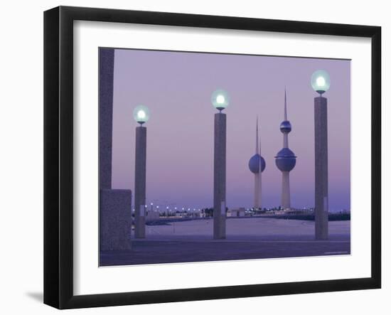 Water Towers, Kuwait City, Kuwait, Middle East-Peter Ryan-Framed Photographic Print