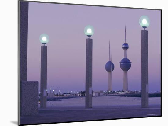 Water Towers, Kuwait City, Kuwait, Middle East-Peter Ryan-Mounted Photographic Print