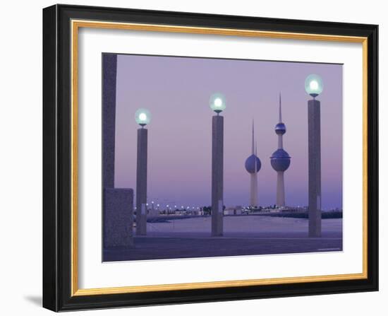 Water Towers, Kuwait City, Kuwait, Middle East-Peter Ryan-Framed Photographic Print