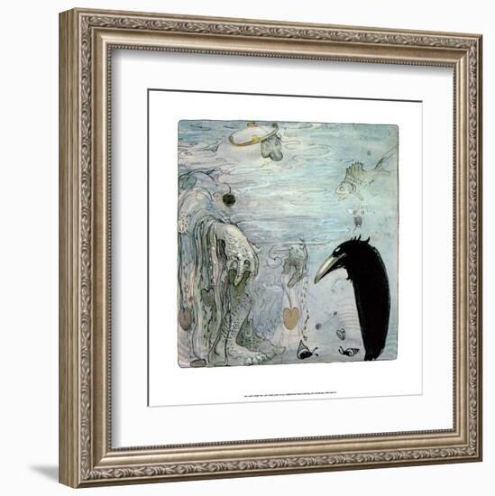 Water Troll-John Bauer-Framed Art Print