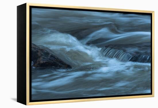 Water Twisting Around Boulders-Anthony Paladino-Framed Premier Image Canvas