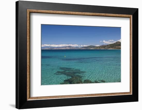 Water View, Ille Rousse, La Balagne, Corsica, France-Walter Bibikow-Framed Photographic Print