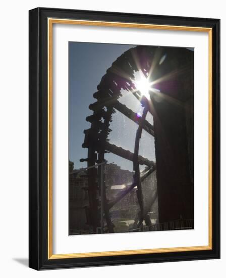 Water Wheel on the Orontes River, Hama, Syria, Middle East-Christian Kober-Framed Photographic Print