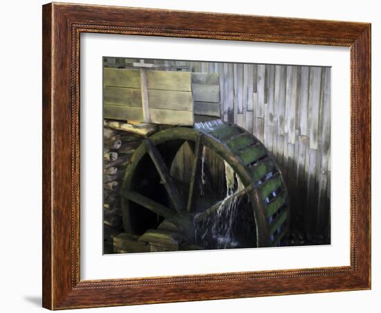 Water Wheel-J.D. Mcfarlan-Framed Photographic Print