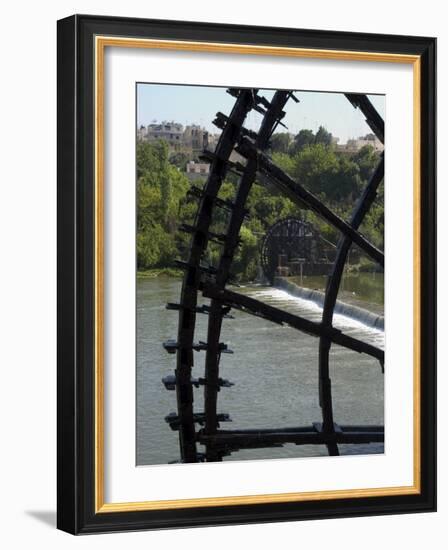 Water Wheels on the Orontes River, Hama, Syria, Middle East-Christian Kober-Framed Photographic Print