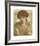 Water Willow - Study of Female Head and Shoulders-Dante Gabriel Rossetti-Framed Premium Giclee Print