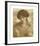 Water Willow - Study of Female Head and Shoulders-Dante Gabriel Rossetti-Framed Premium Giclee Print