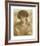 Water Willow - Study of Female Head and Shoulders-Dante Gabriel Rossetti-Framed Premium Giclee Print