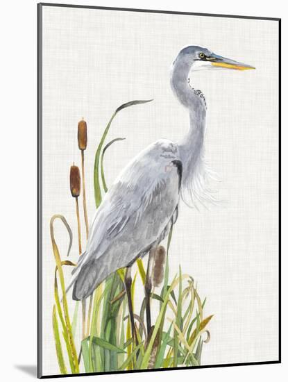 Waterbirds & Cattails I-Naomi McCavitt-Mounted Art Print